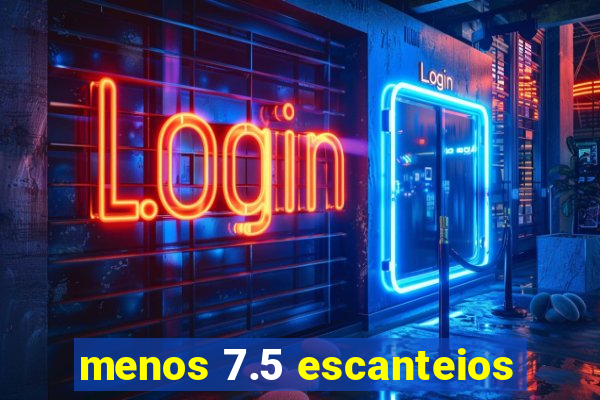 menos 7.5 escanteios